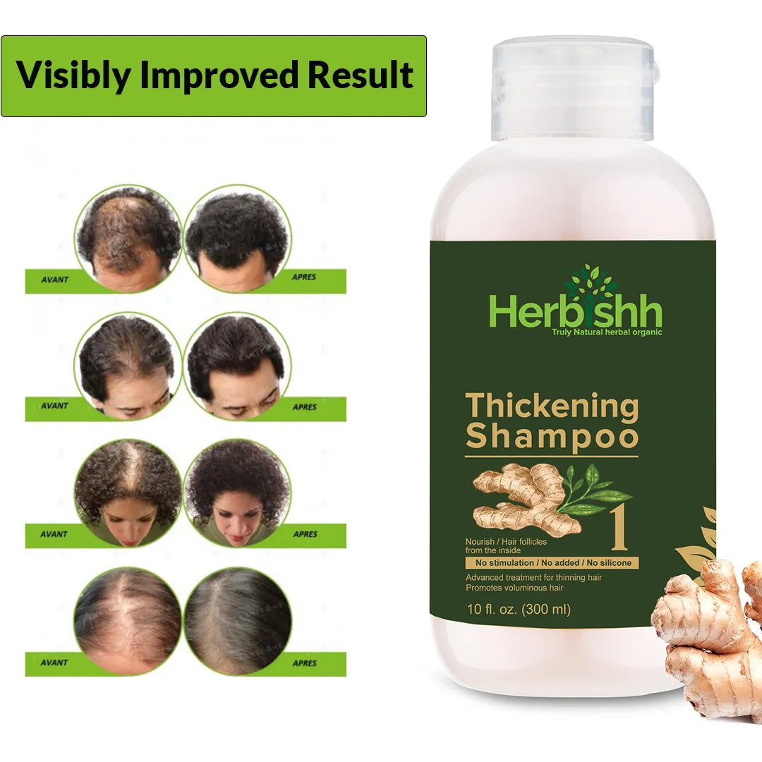 AS - Luxurious Combo -Thick Set, Ginger Oil & Argan Oil - Herbishh