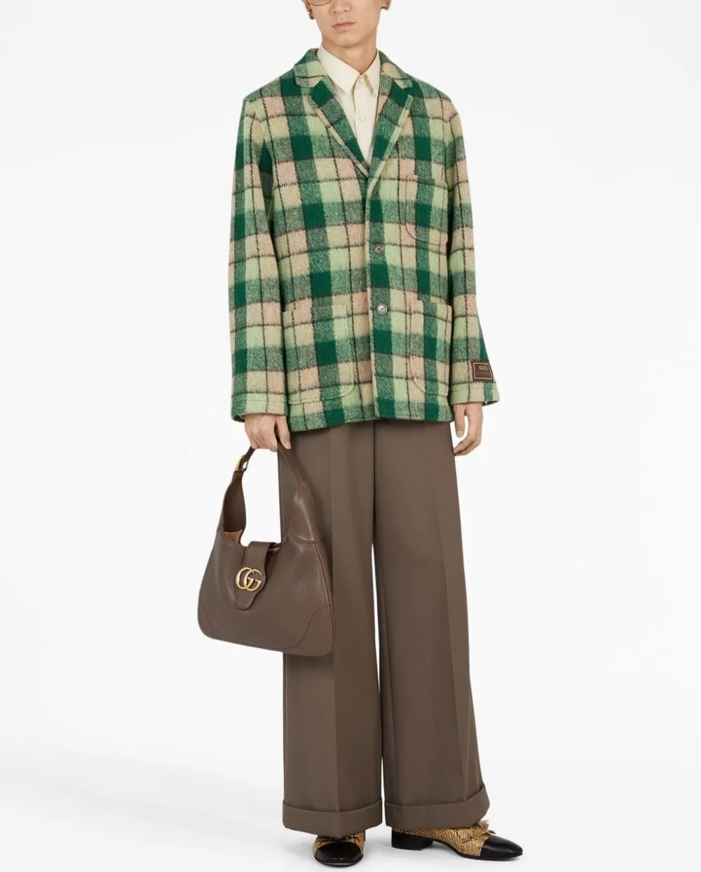 BROWN LEATHER GUCCI BAG