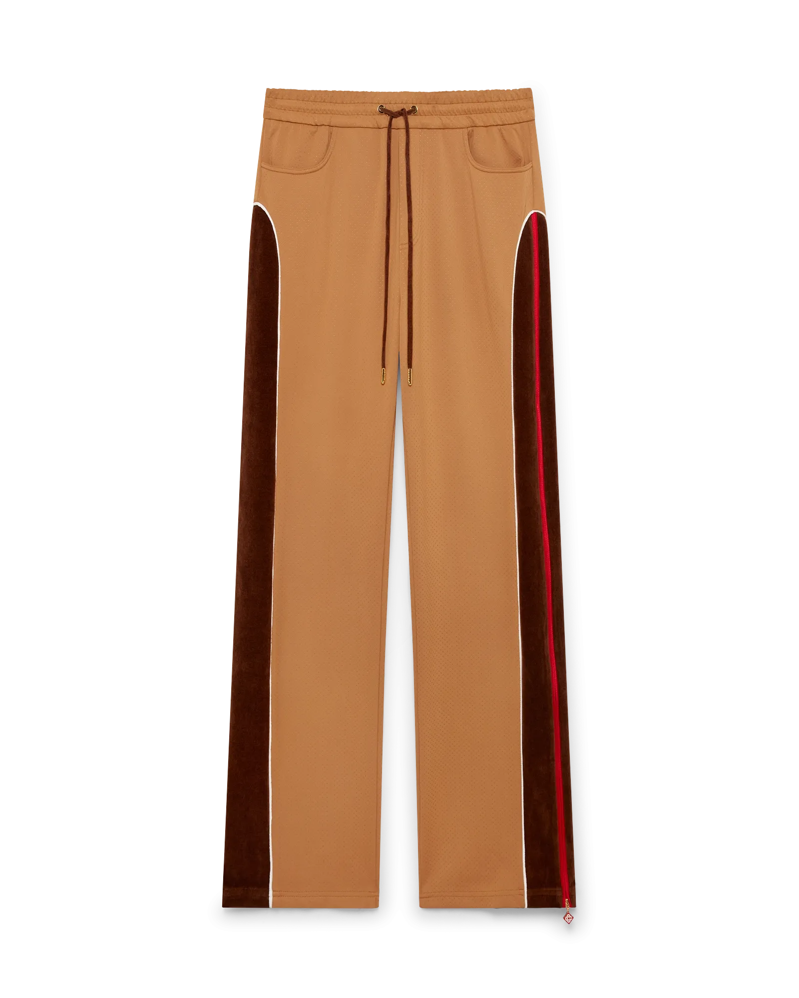 Chenille Panelled Track Pants