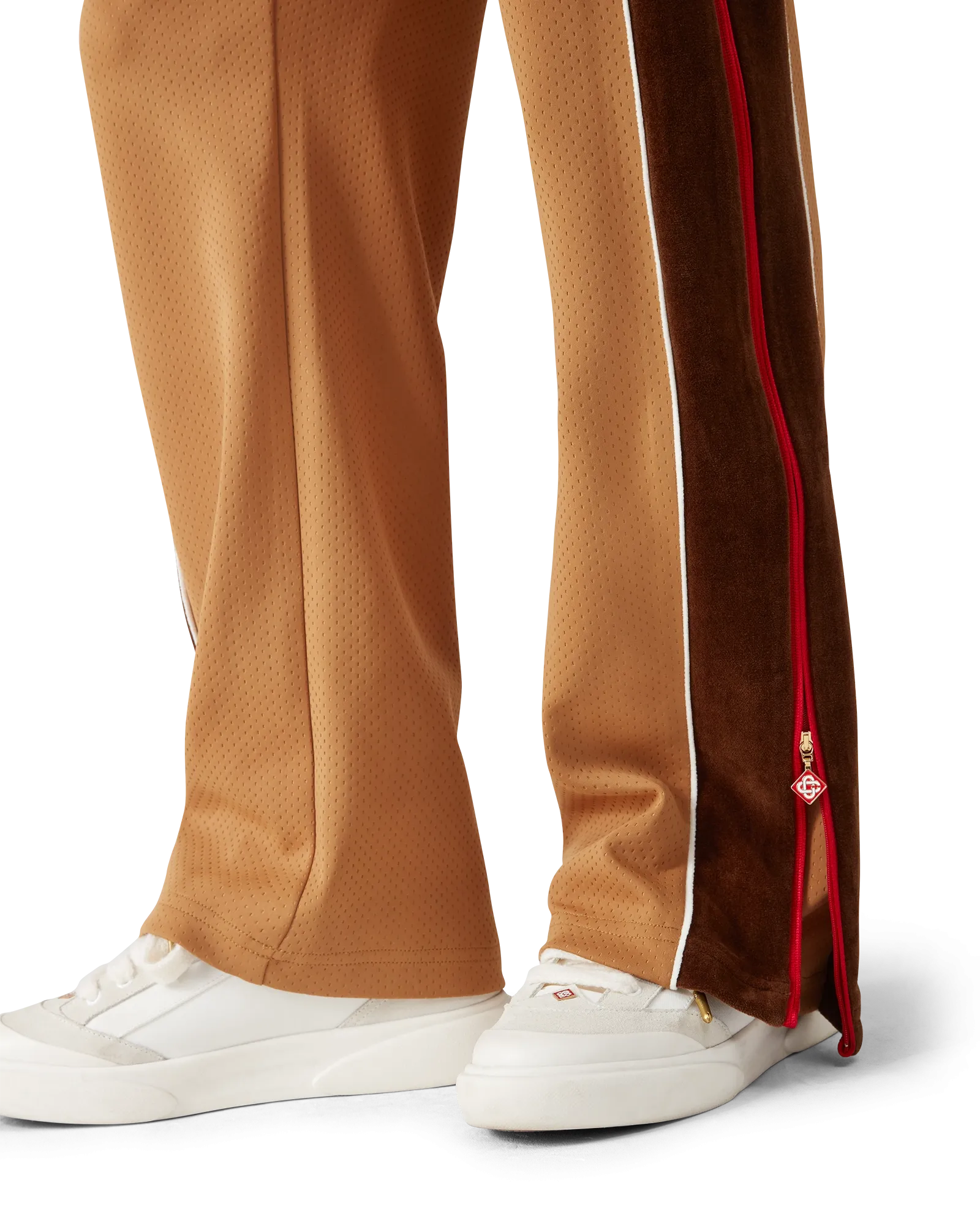 Chenille Panelled Track Pants