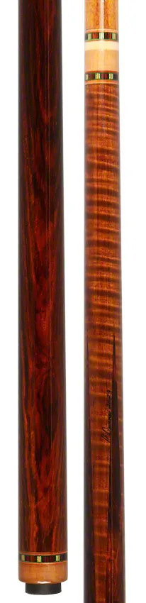 Pat Diveney DC1650 Cocobolo 4 Point Pool Cue with Kielwood 12.75mm shaft - DC1650