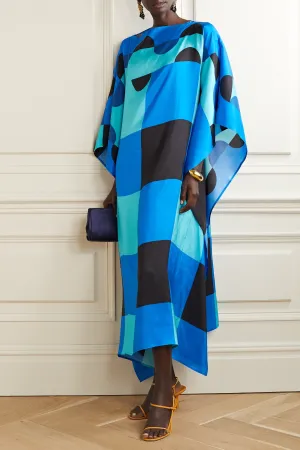 Soft Silk Crepe Luxurious and Lightweight Party Wear Kaftan For Women's