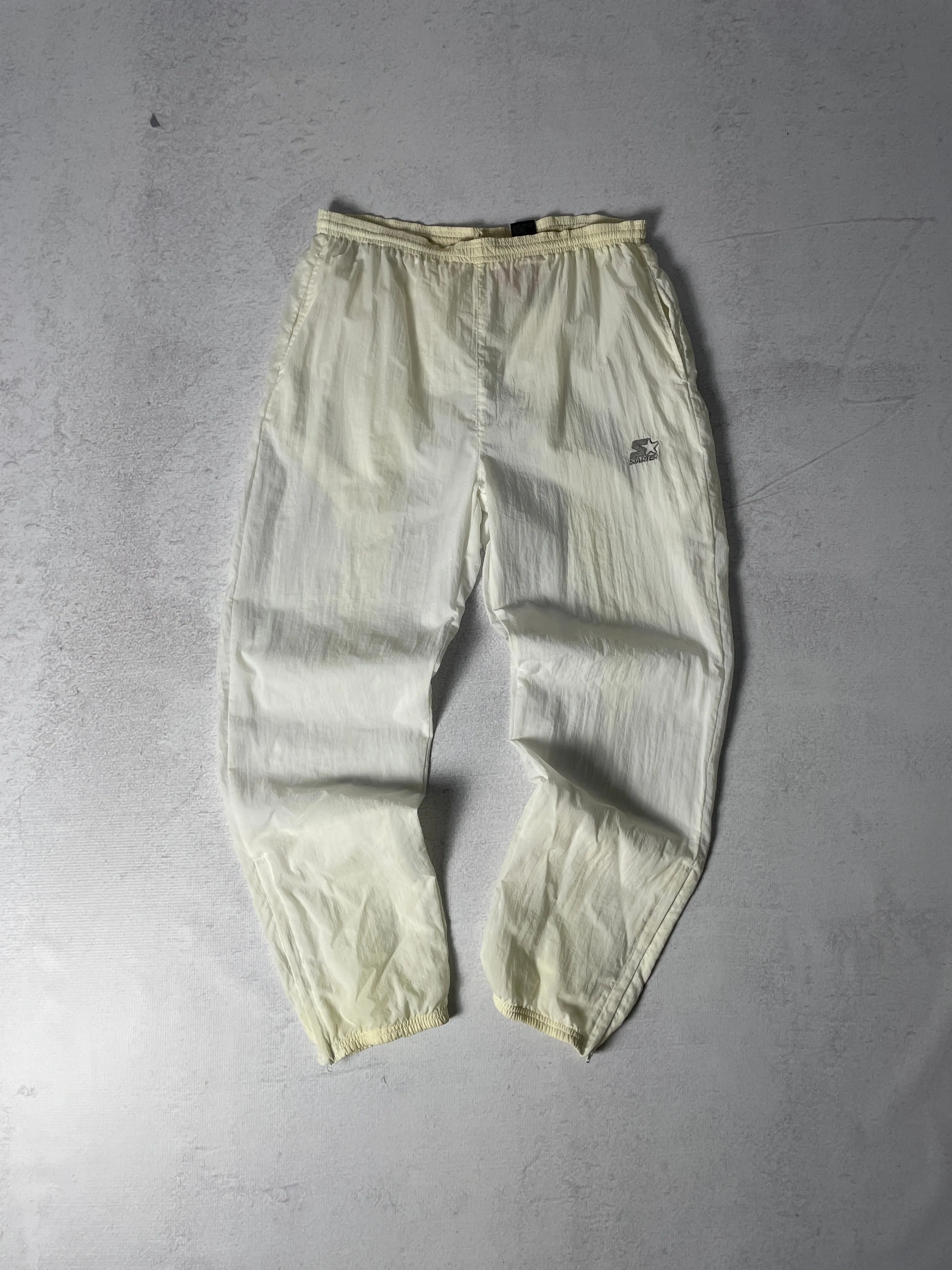 Vintage Starter Cuffed Track Pants - Men's Large